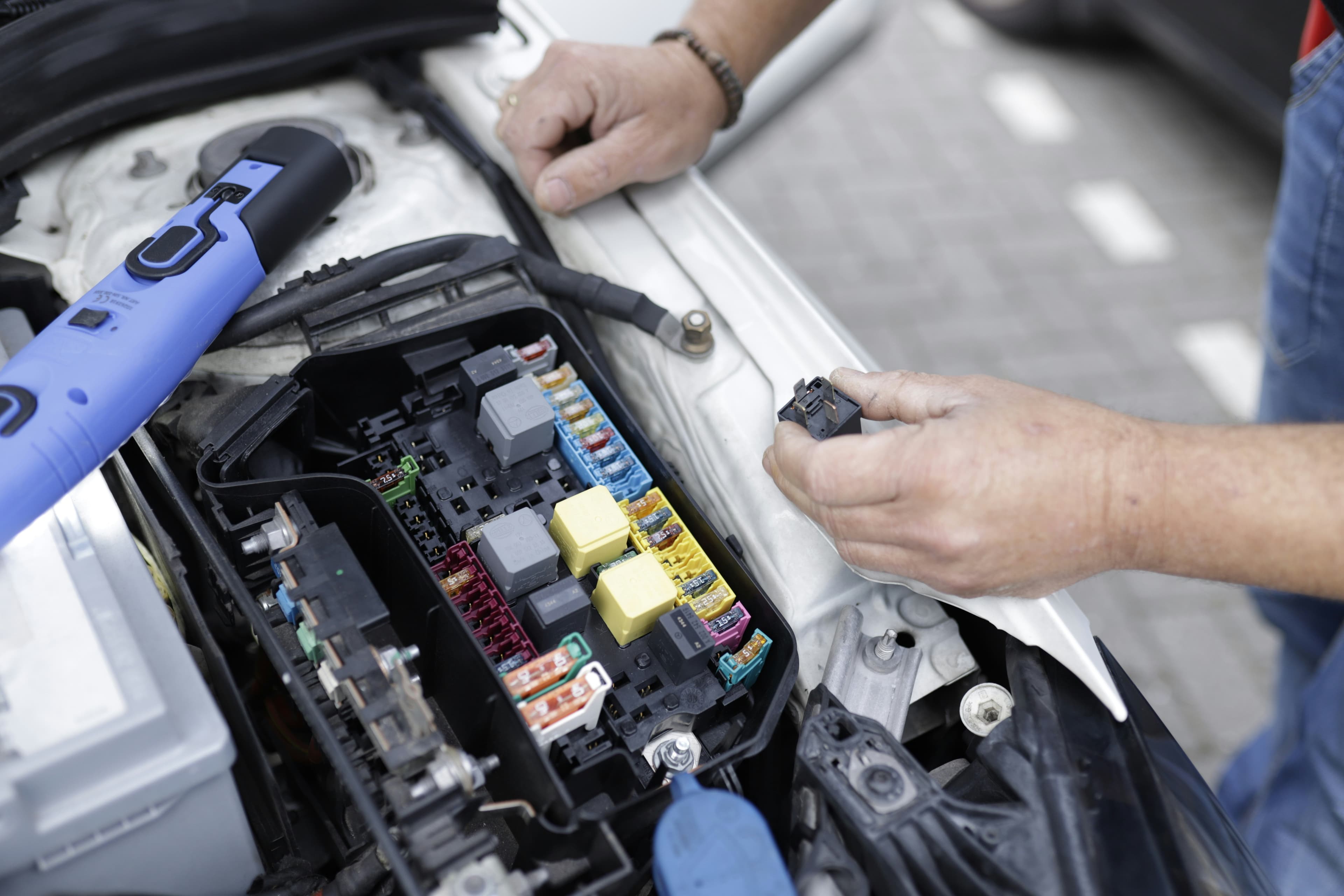 Automotive electrical and wiring work