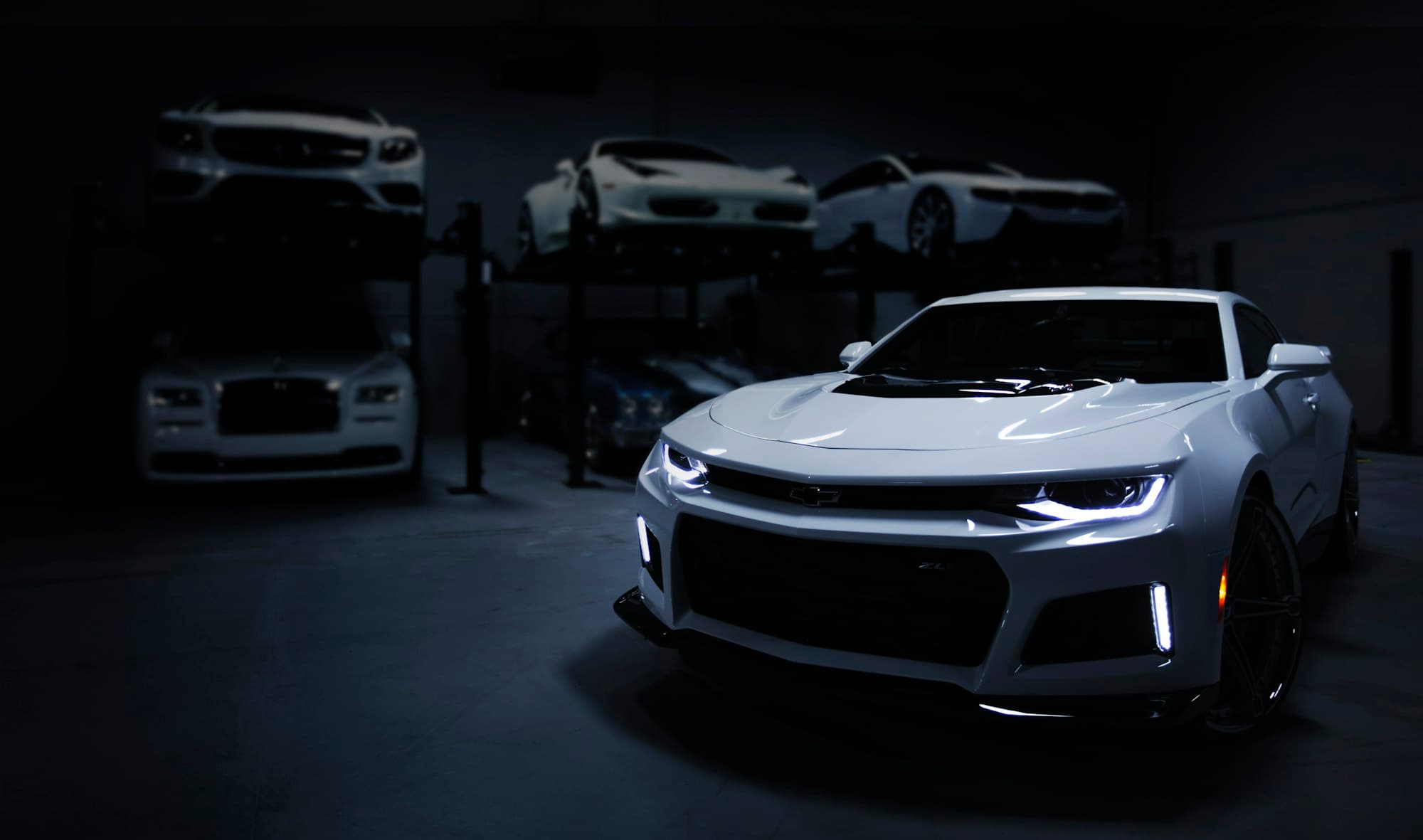 Vehicle exterior showing body lines and paint finish